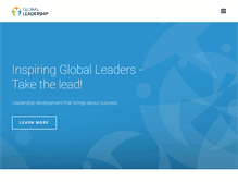 Tablet Screenshot of globalleadership.com